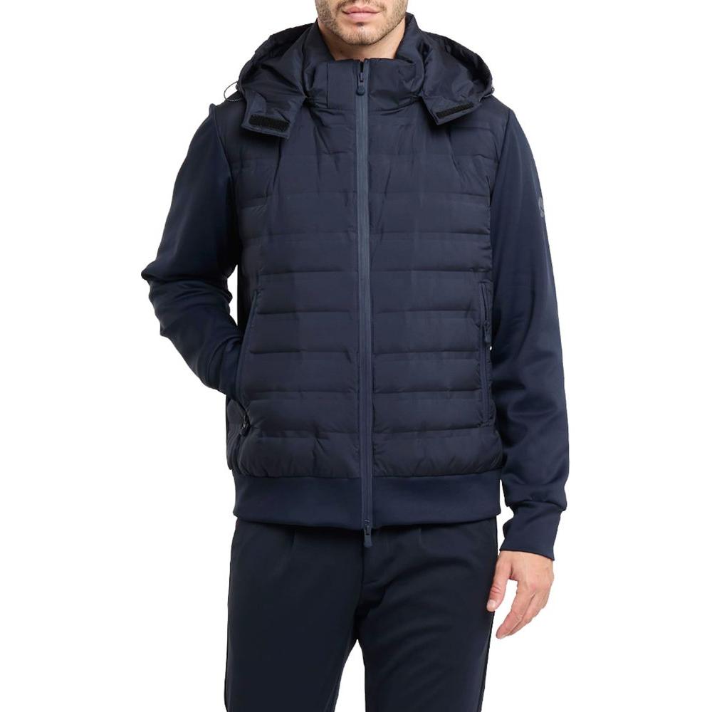 People Of Shibuya Blue Polyester Jacket People Of Shibuya Dark Slate Gray