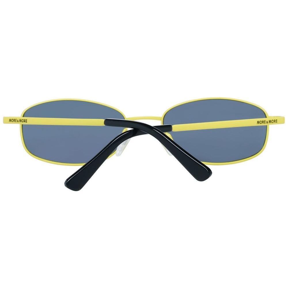 More & More Yellow Metal Sunglasses M&MM5452054111AC