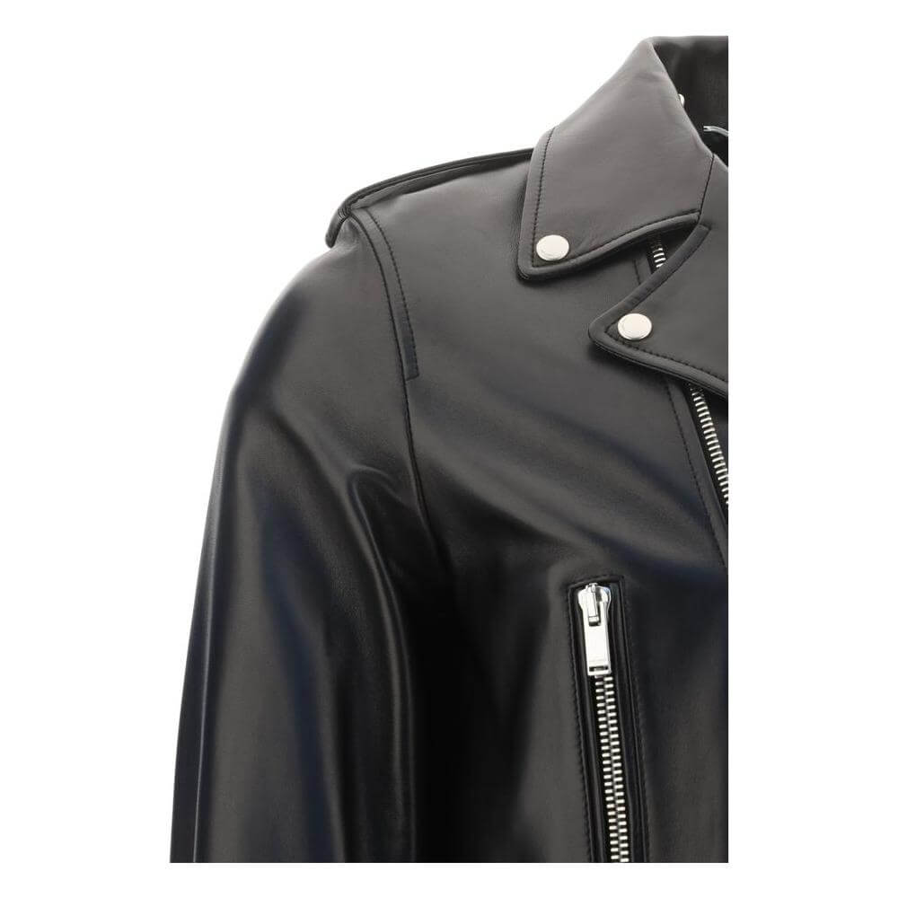 Saint Laurent Leather Jacket Saint Laurent Dark Slate Gray
