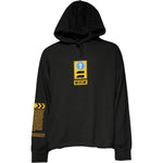 Dolce & Gabbana Black Cotton Hooded DG Shield Pullover Sweater TSH878505-L