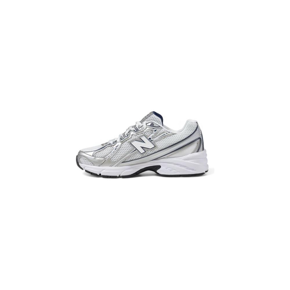 New Balance Blue Artificial Leather Sneaker New Balance Light Gray
