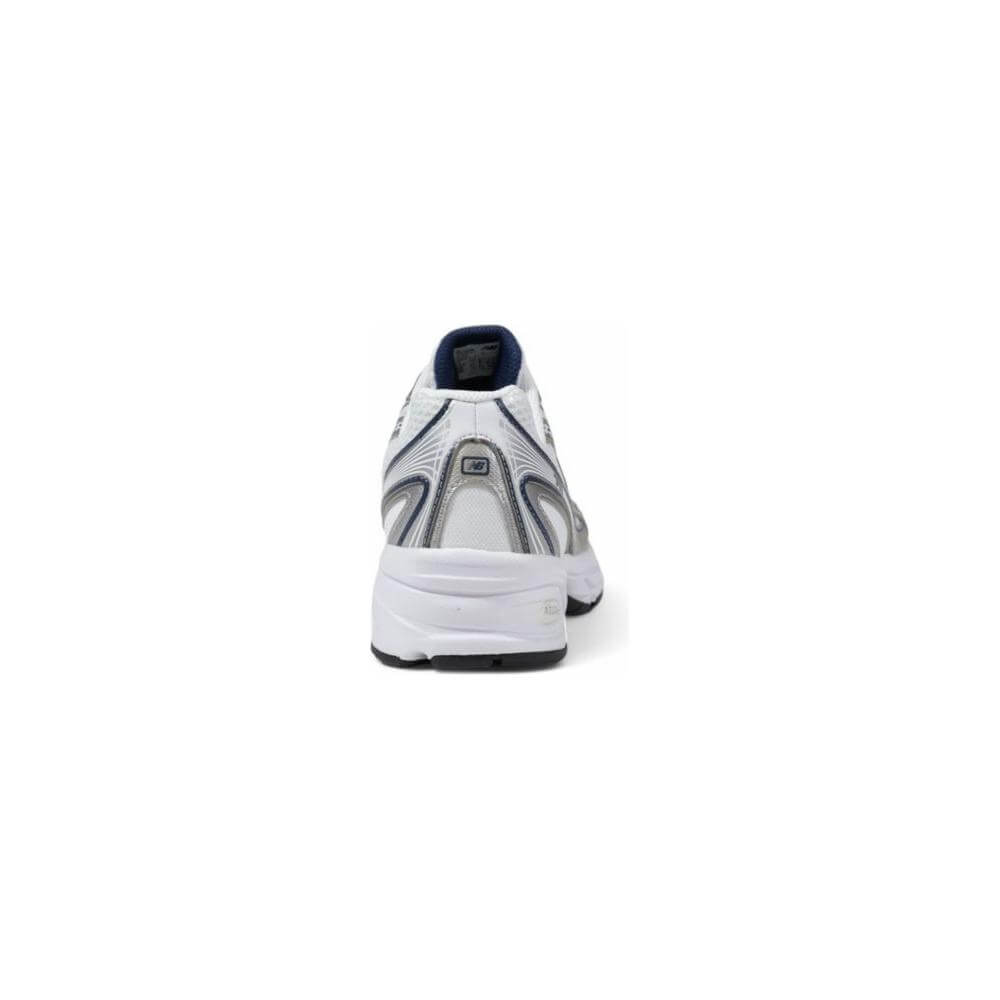 New Balance Blue Artificial Leather Sneaker New Balance Light Gray