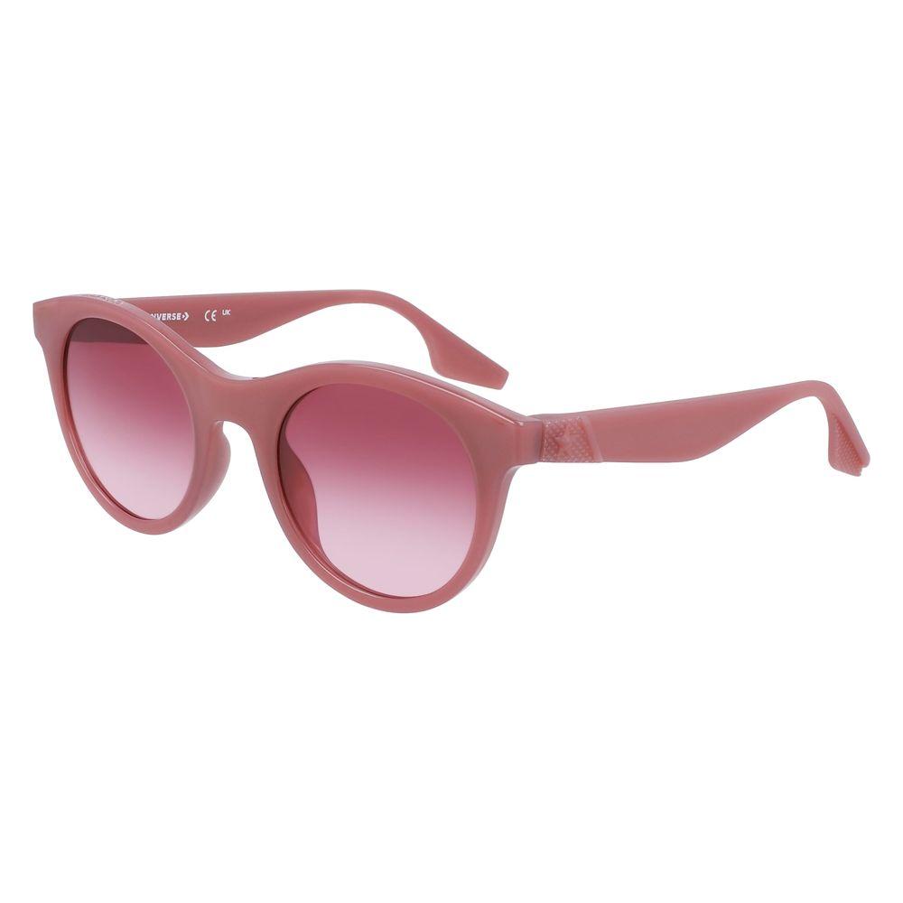 Converse pink sunglasses with injected material, size 49/22/140 mm, for women, category 2, multicolor gradient lenses.