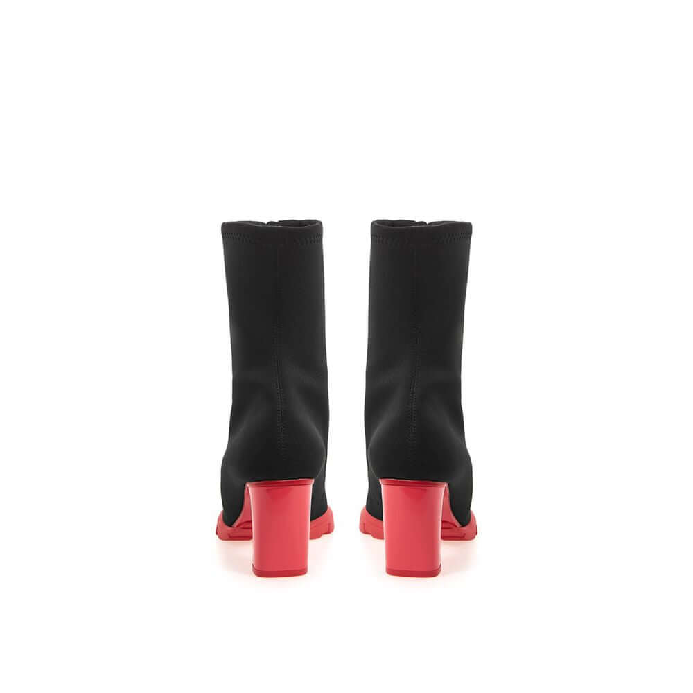 Alexander McQueen Black Neoprene Boot
