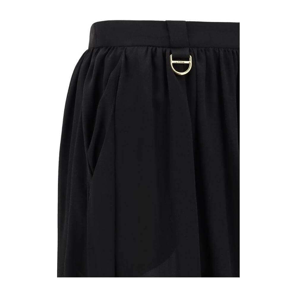 Chloé Silk Pants Chloé Black