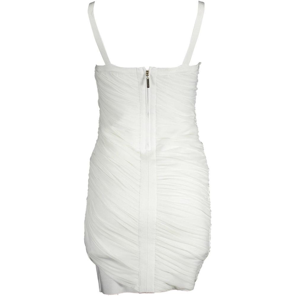 Marciano by Guess White Viscose Women Dress Marciano by Guess Light Gray