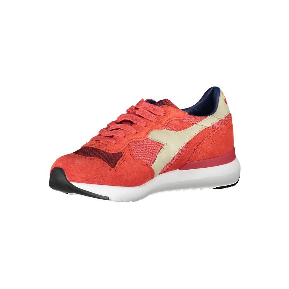 Diadora Red Leather Women Sneaker Diadora Chocolate