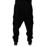 Dolce & Gabbana Black Cotton Jogger Cargo Sweatpants Pants PAN75221-60