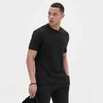 Suns Black Cotton T-Shirt SU-15214-L