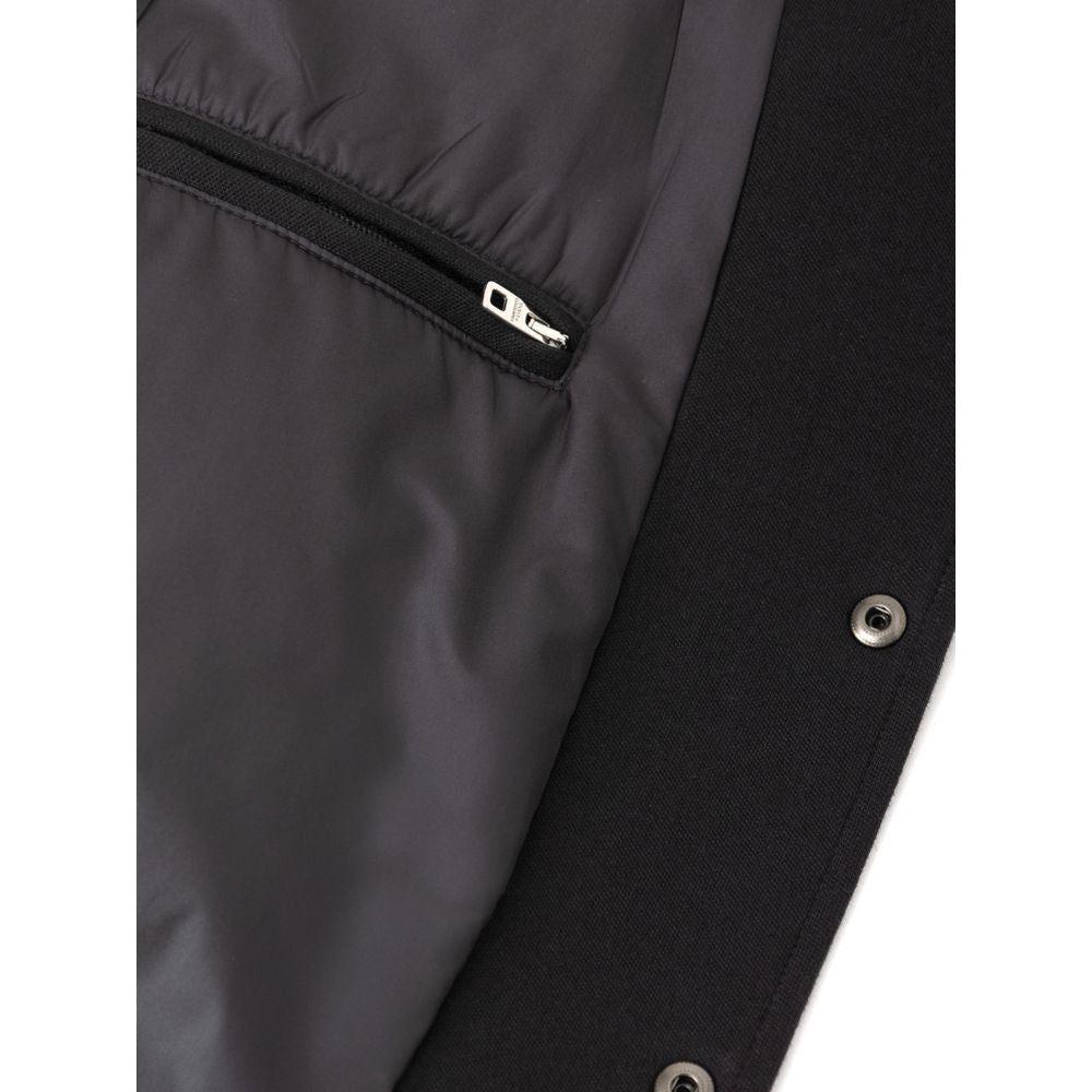 Dolce & Gabbana Black Viscose Jacket Dolce & Gabbana Dark Slate Gray