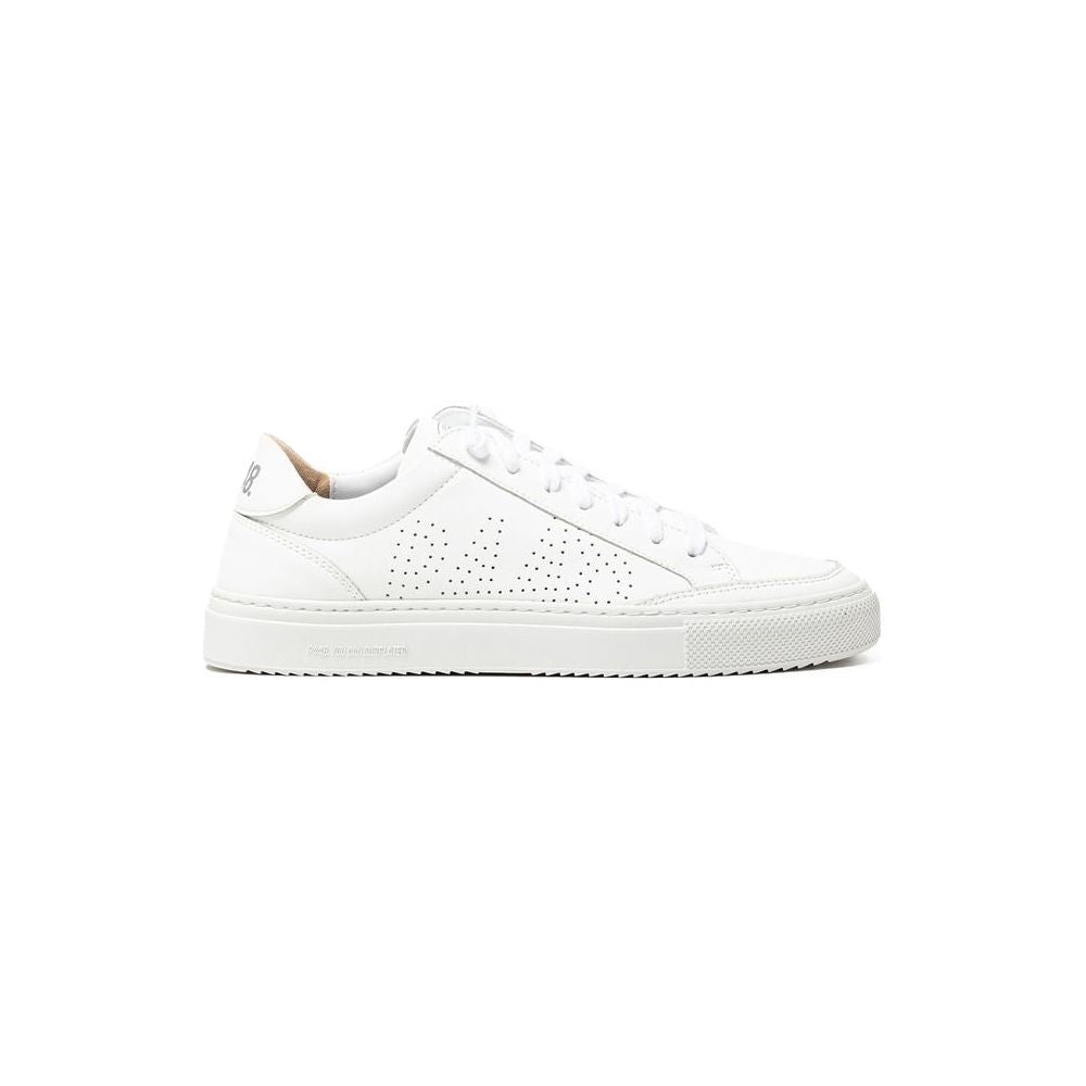 P448 White Leather Sneaker P448 Lavender