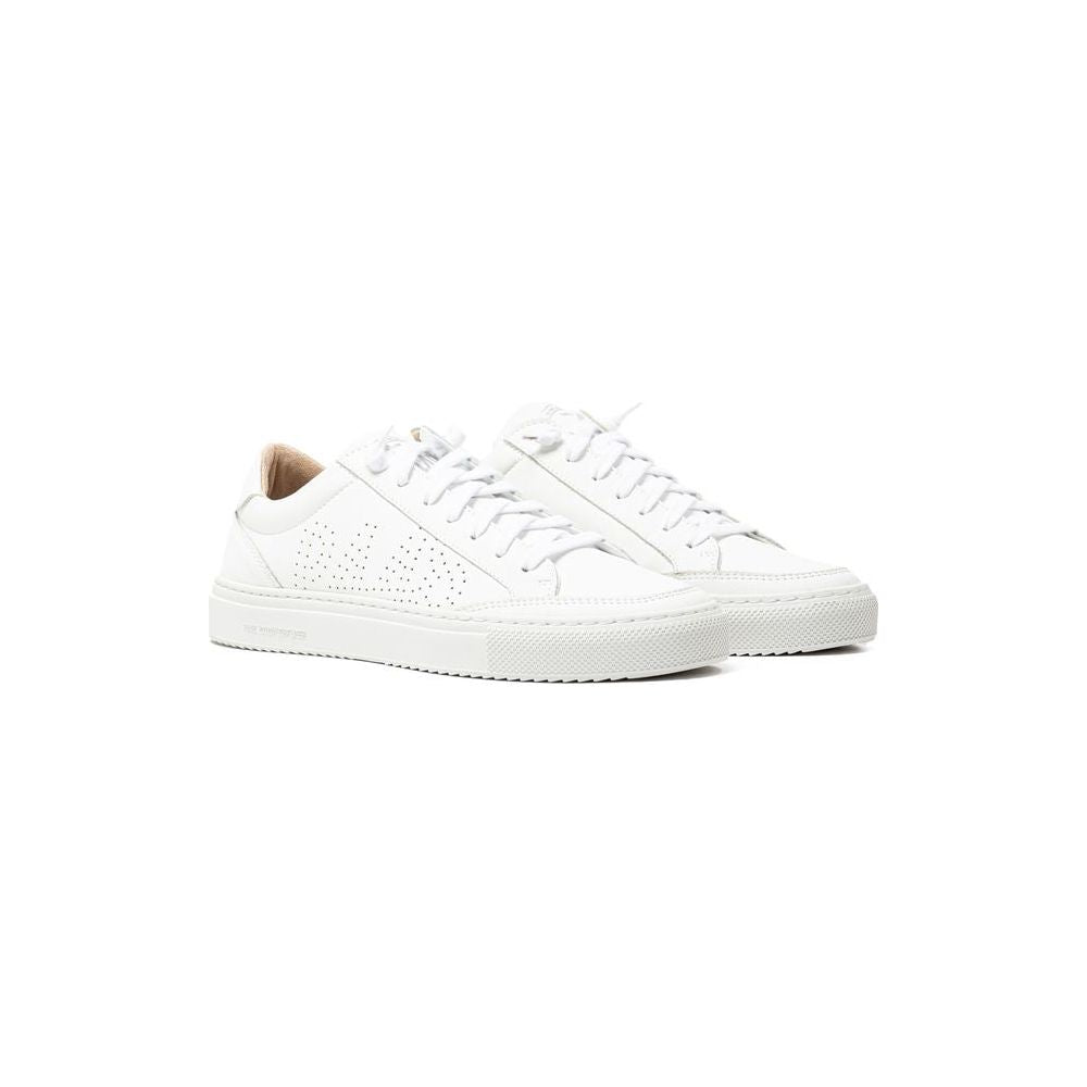 P448 White Leather Sneaker P448 White Smoke