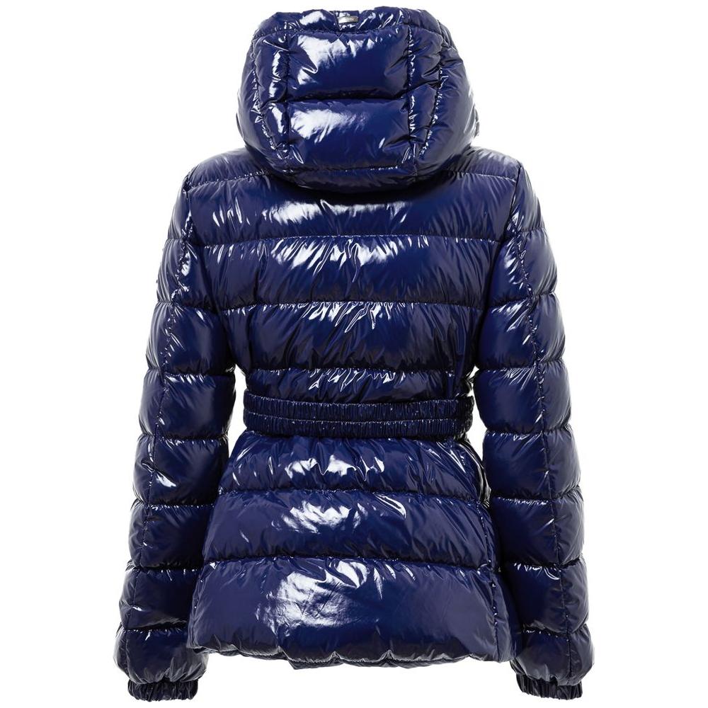 Herno Blue Polyamide Jackets & Coat Herno Dark Slate Gray