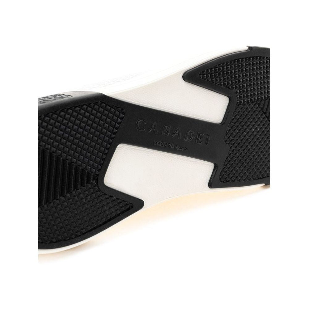 Casadei Elegant White Leather Sneakers Casadei Dark Slate Gray