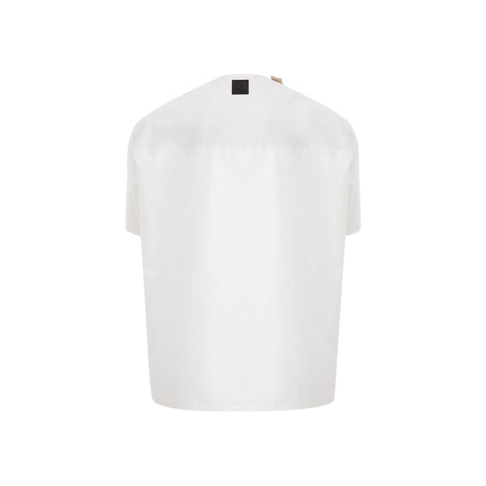 Emporio Armani White Cotton Sweater Emporio Armani Lavender