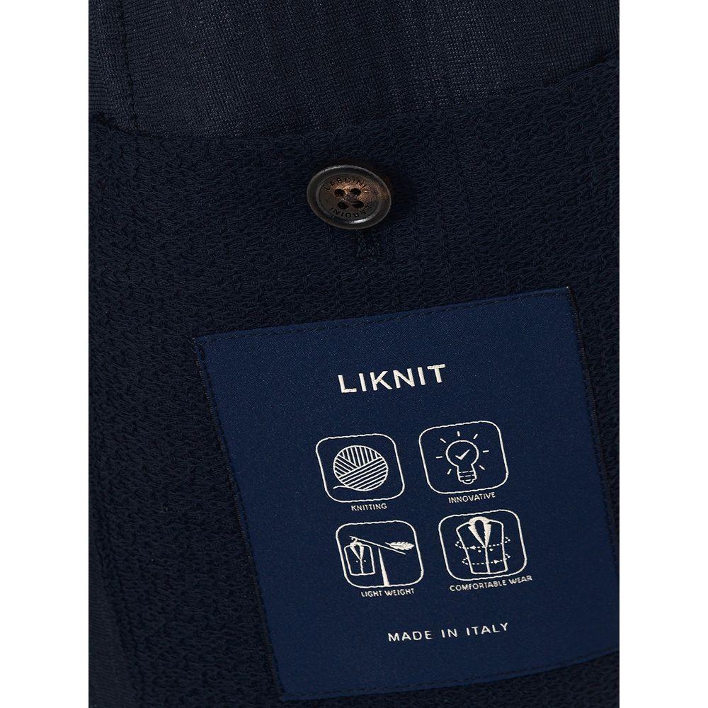 Lardini Blue Cotton Jacket Lardini Black