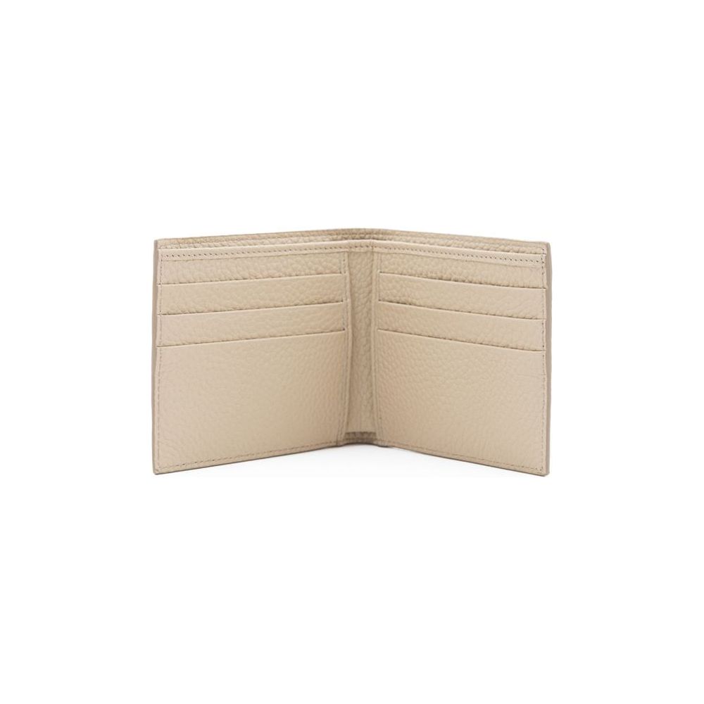 Dolce & Gabbana Beige Leather Wallet Dolce & Gabbana Tan