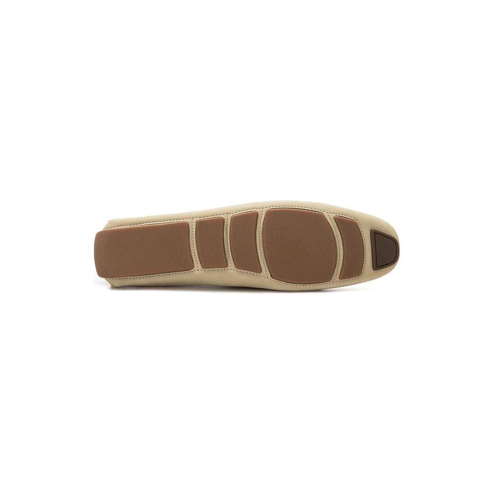 Bally Beige Leather Loafer Bally Dim Gray