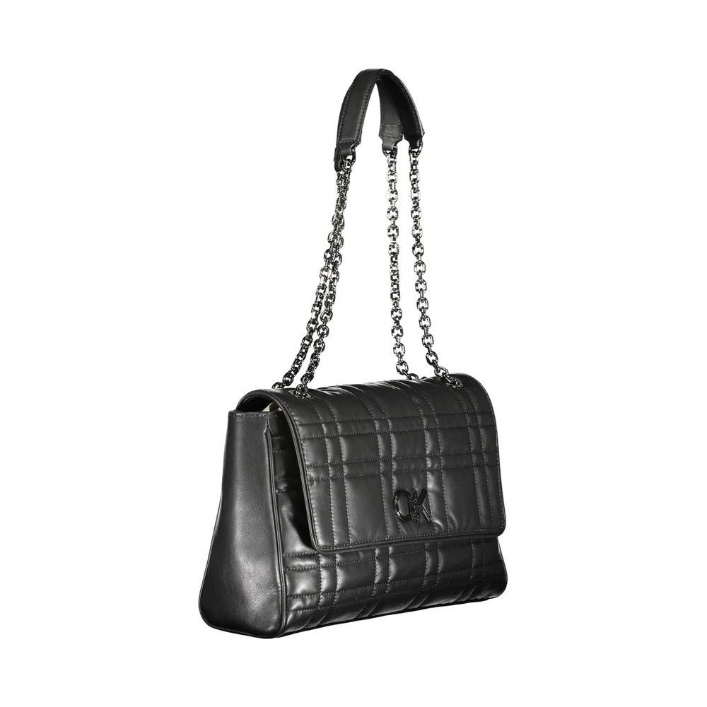 Calvin Klein Black Polyester Women Handbag Calvin Klein Dark Slate Gray