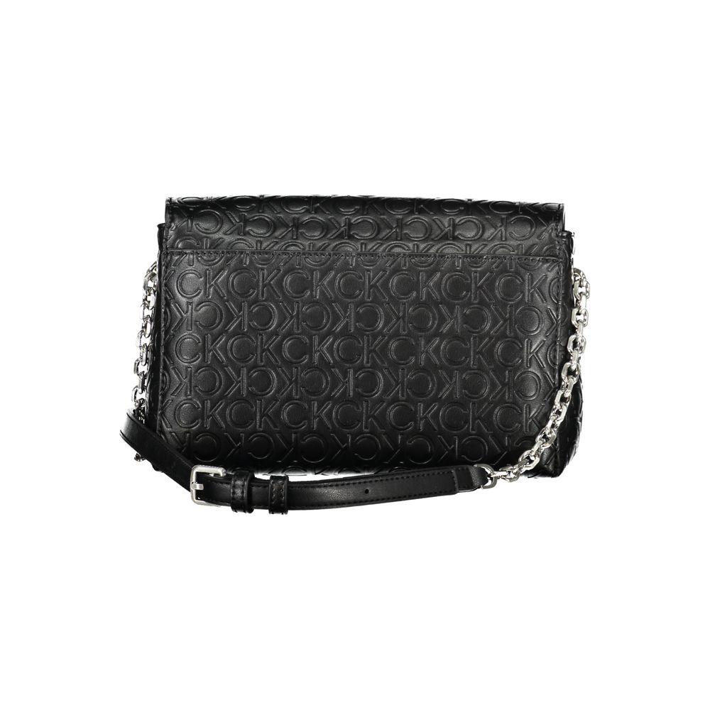 Calvin Klein Black Polyester Handbag Calvin Klein Dark Slate Gray
