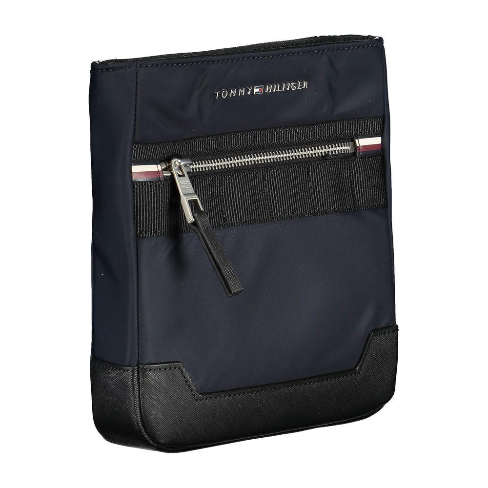 Tommy Hilfiger Sleek Blue Shoulder Bag with Contrasting Details Tommy Hilfiger Dark Slate Gray