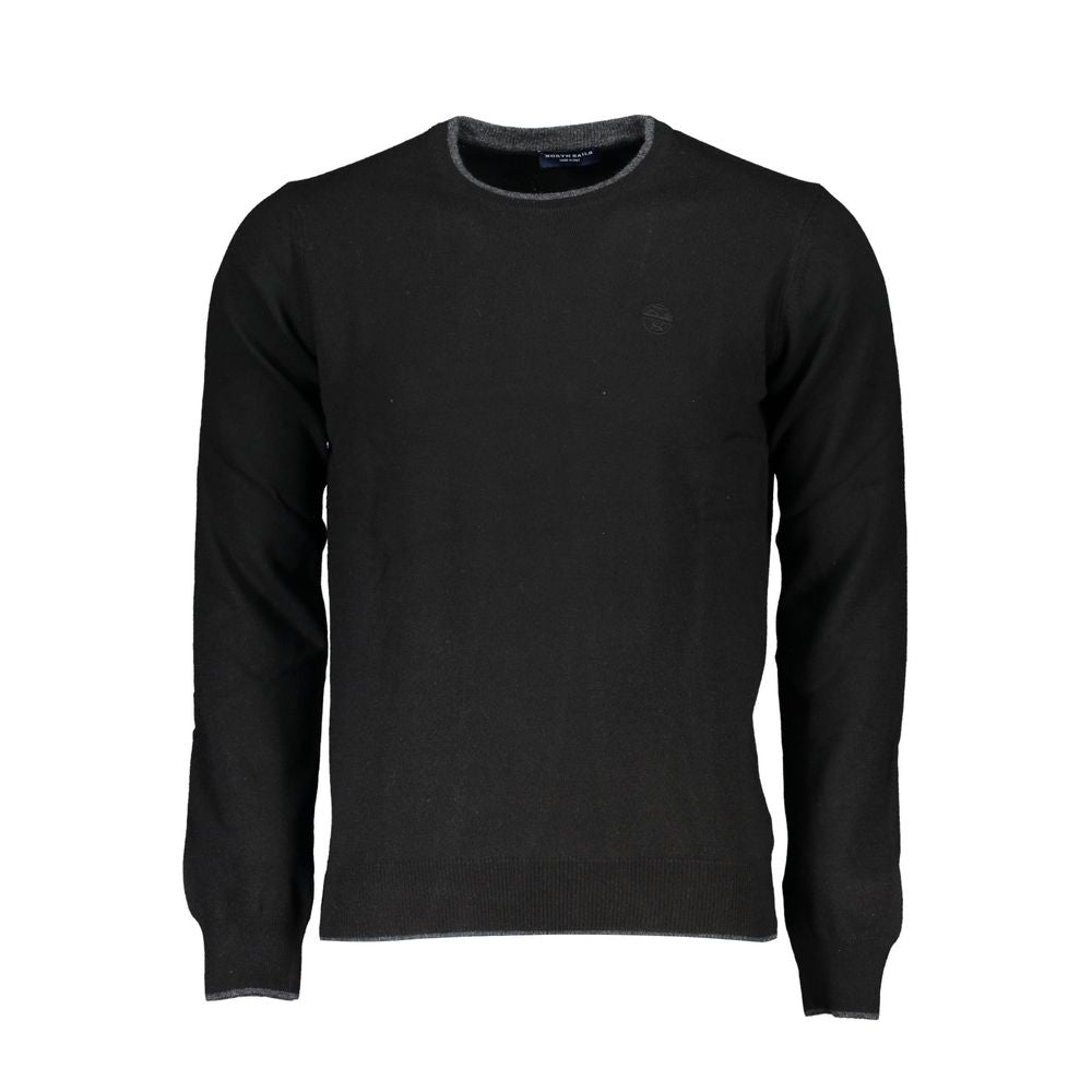 North Sails Black Polyamide Men Sweater NO-23348-XL