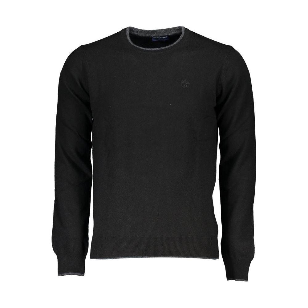 North Sails Black Polyamide Men Sweater North Sails Black
