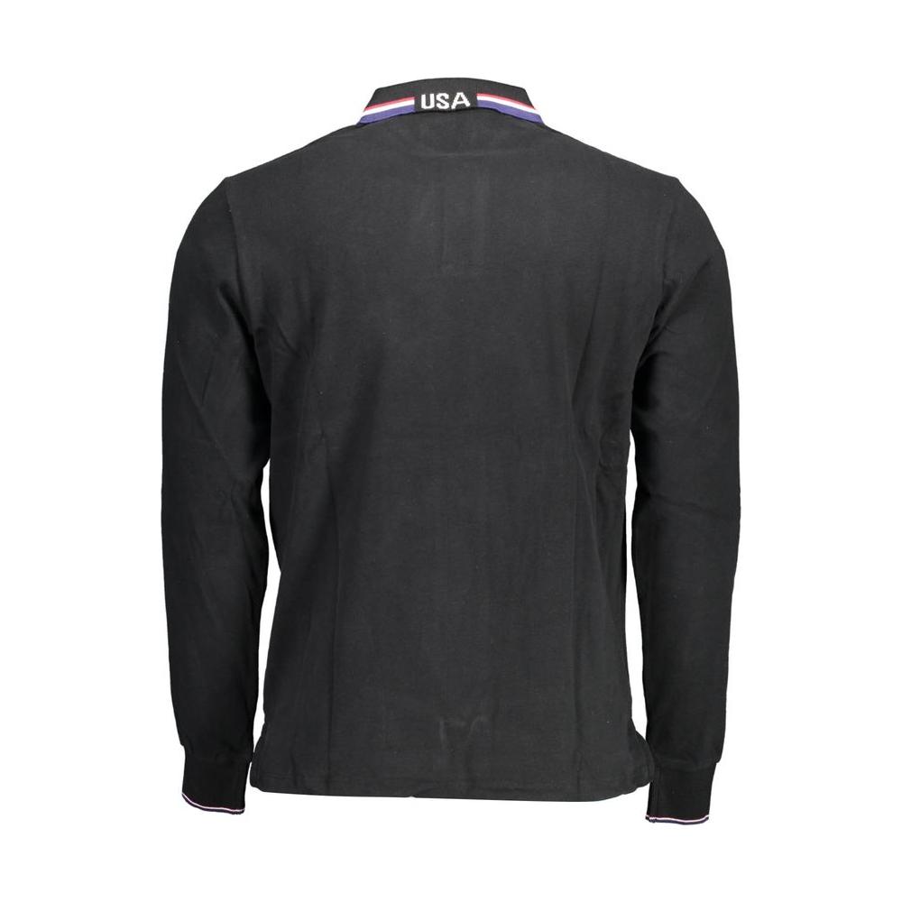 U.S. POLO ASSN. Black Cotton Men Polo Shirt U.S. POLO ASSN. Dark Slate Gray