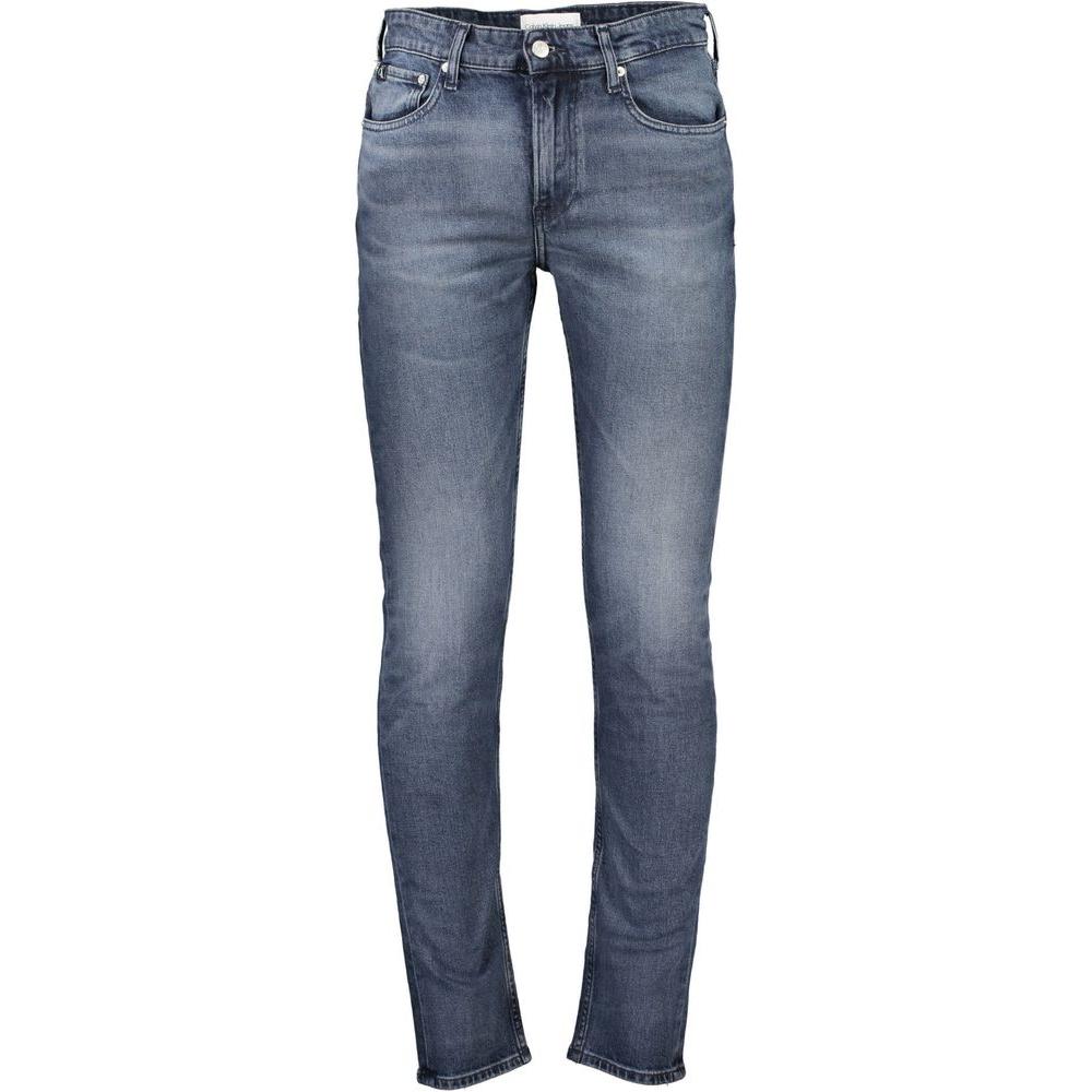 Calvin Klein Blue Cotton Jeans & Pant Calvin Klein Dim Gray