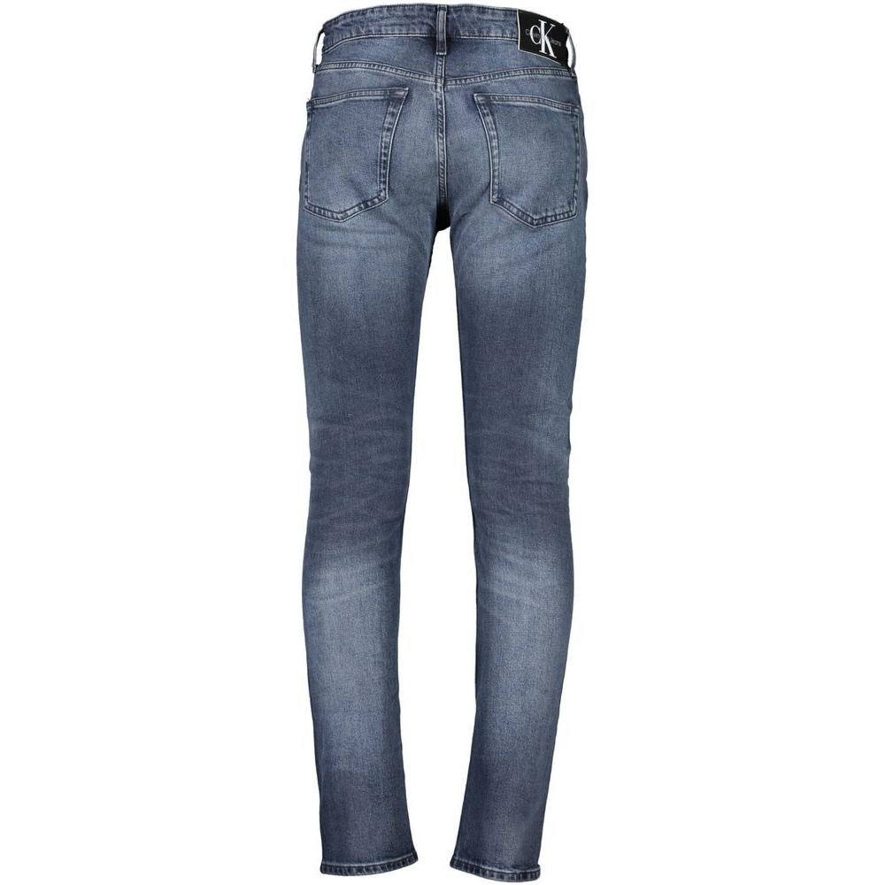 Calvin Klein Blue Cotton Jeans & Pant Calvin Klein Dim Gray