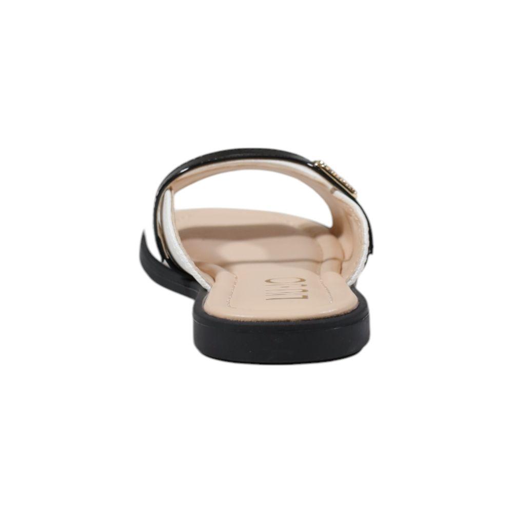 Liu Jo Black And White Polyethylene Sandal Liu Jo Gray