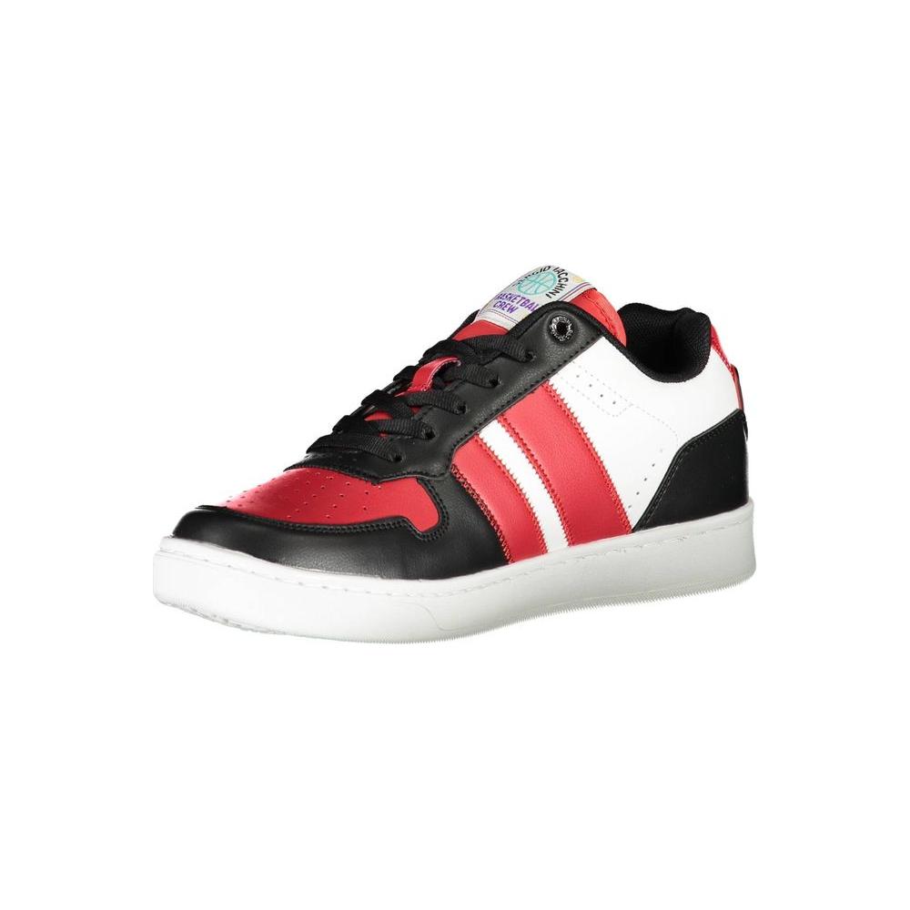 Sergio Tacchini Black Polyester Men Sneaker Sergio Tacchini Light Gray