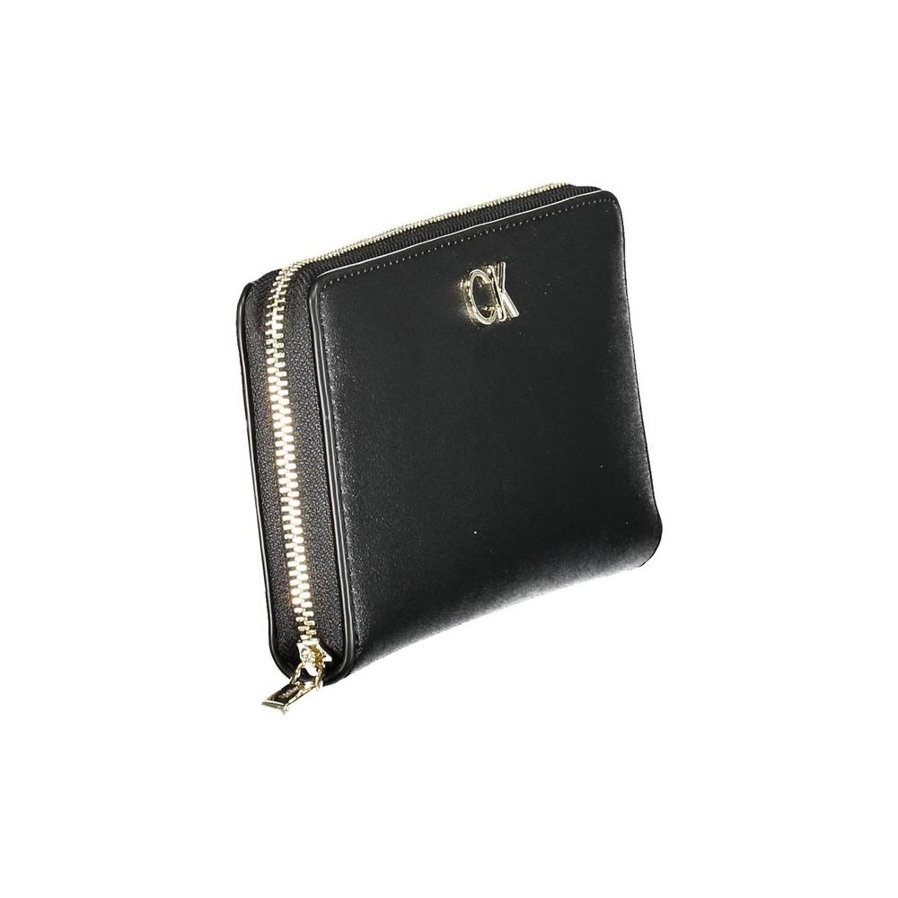 Calvin Klein Black Polyethylene Women Wallet Calvin Klein Dark Slate Gray