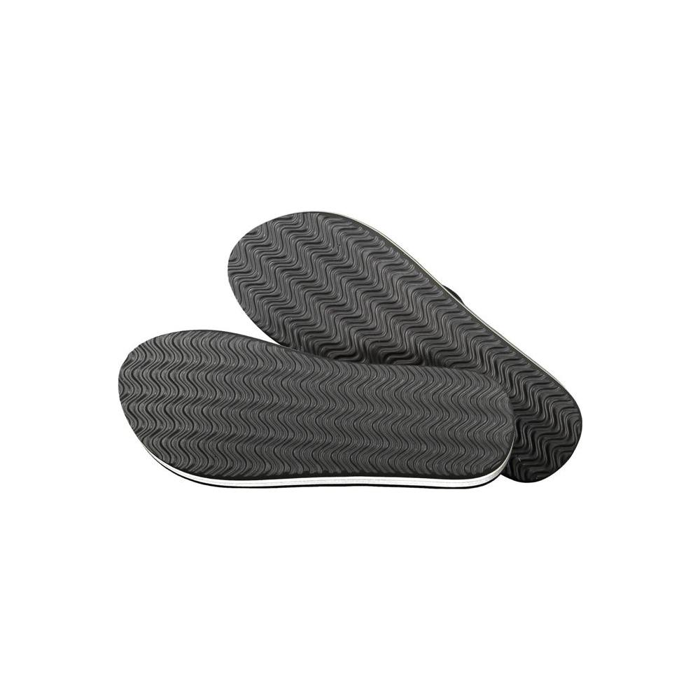Napapijri Chic Black Contrast Detail Flip Flops Napapijri Dark Slate Gray
