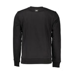 Cavalli Class Black Cotton Men Sweater CA-21279-XL