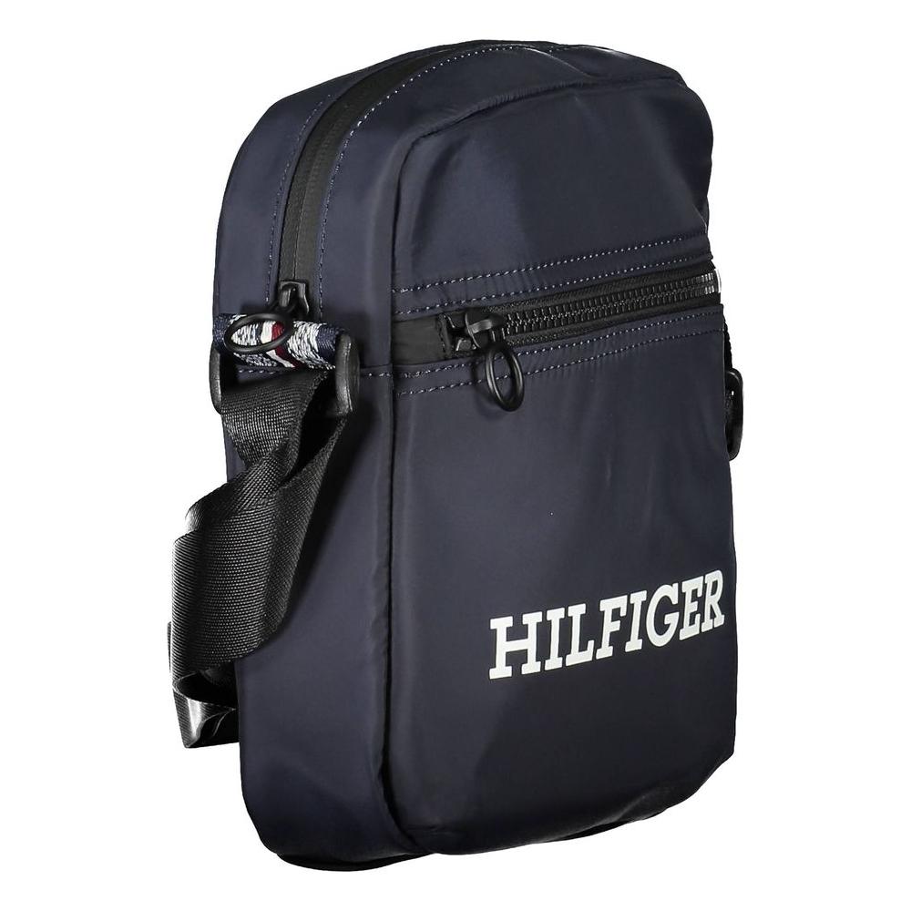 Tommy Hilfiger Blue Polyester Men Shoulder Bag Tommy Hilfiger Dark Slate Gray