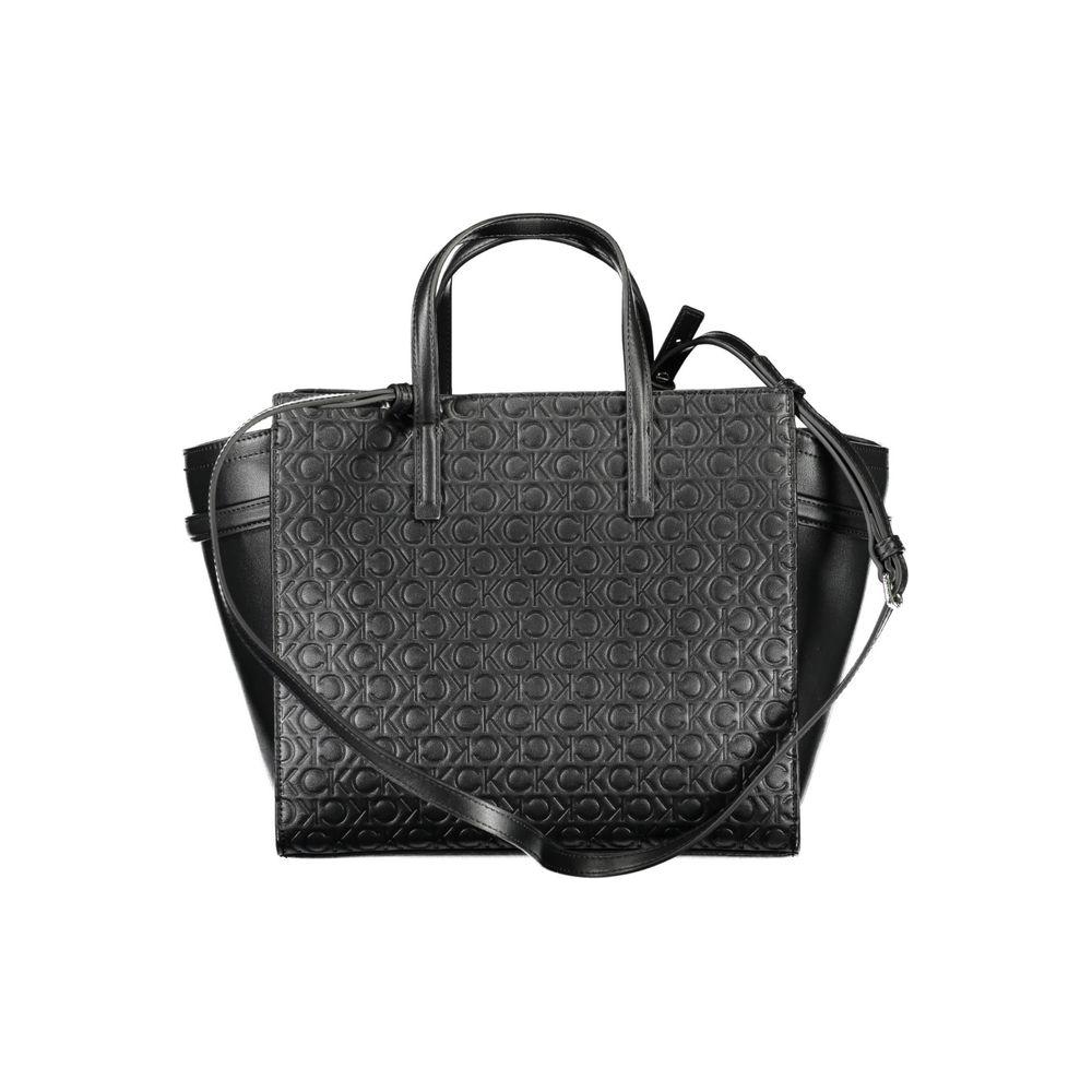 Calvin Klein Black Polyester Women Handbag Calvin Klein Dark Slate Gray