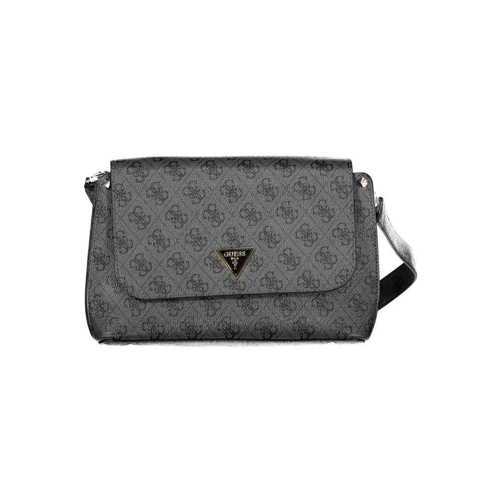 Guess Jeans Black Polyethylene Handbag GU-23467