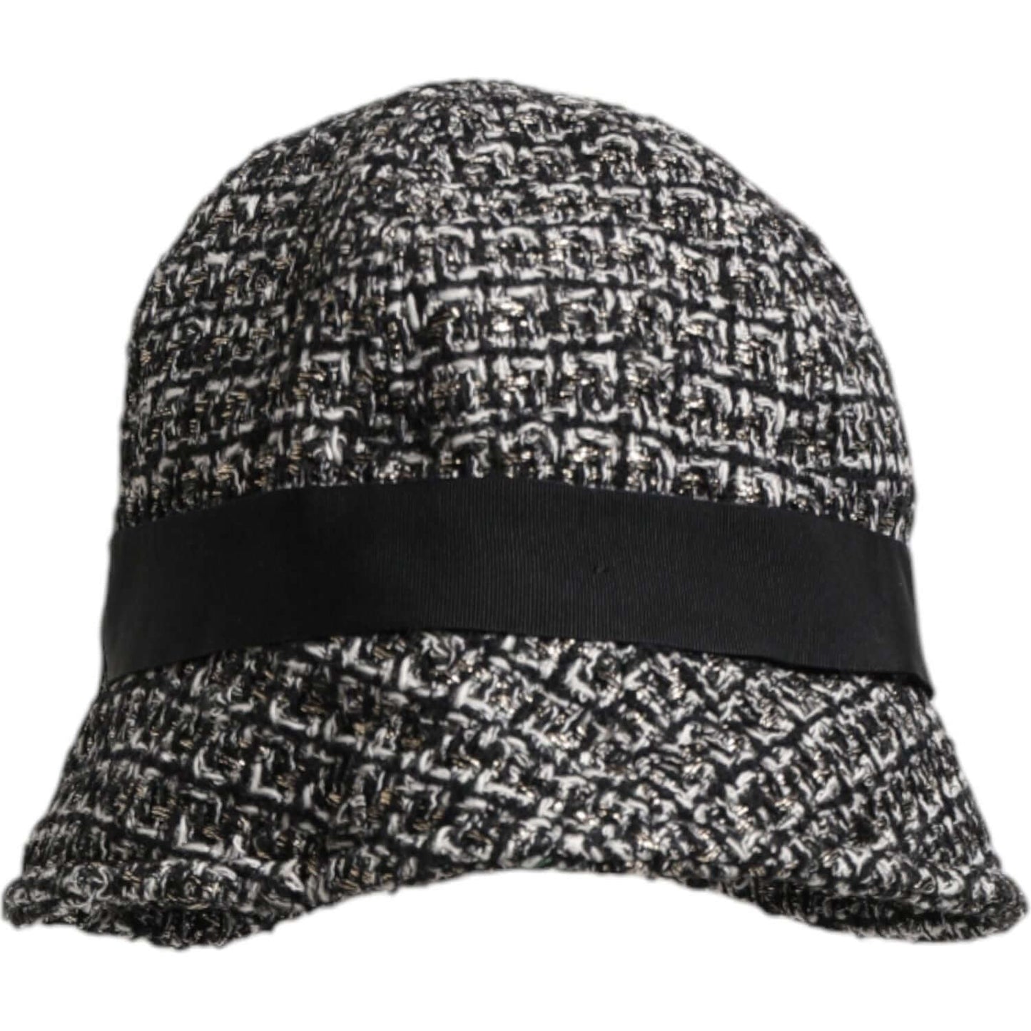 Dolce & Gabbana Black Cotton Blend Bucket Hat Dolce & Gabbana Dark Slate Gray