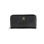 Tommy Hilfiger Black Polyethylene Women Wallet TO-17481