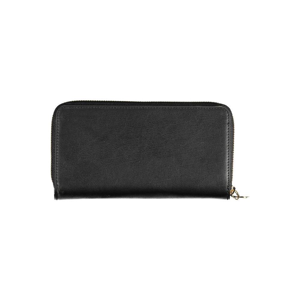 Tommy Hilfiger Black Polyethylene Women Wallet TO-17481