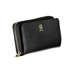 Tommy Hilfiger Black Polyethylene Women Wallet TO-17481