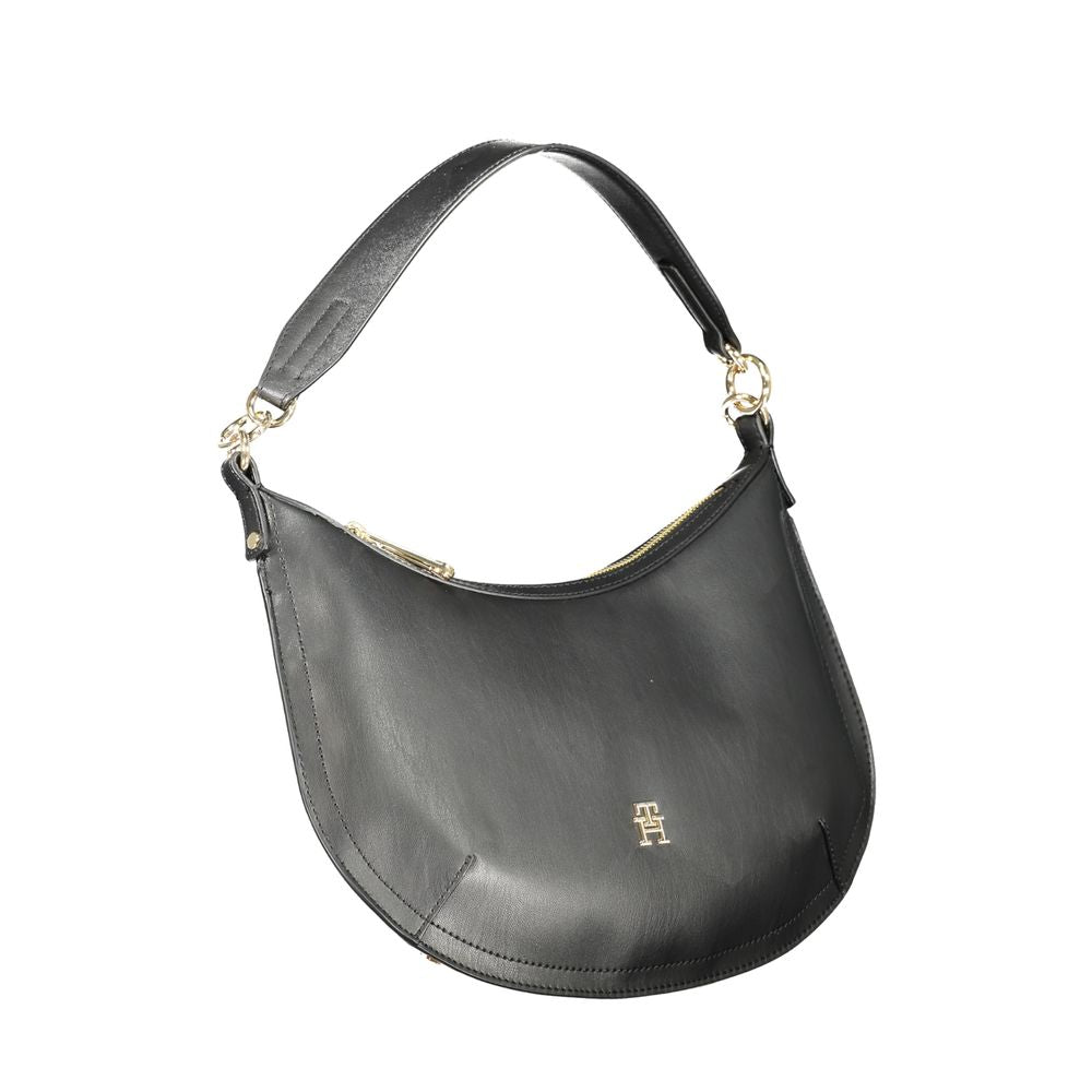 Tommy Hilfiger Black Polyethylene Handbag TO-31002
