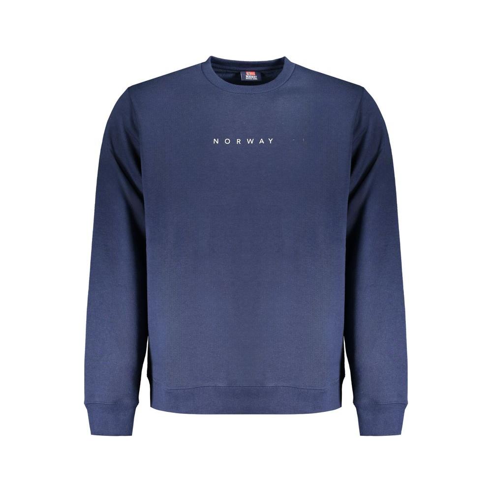Norway 1963 Blue Cotton Men Sweater Norway 1963 Dark Slate Gray