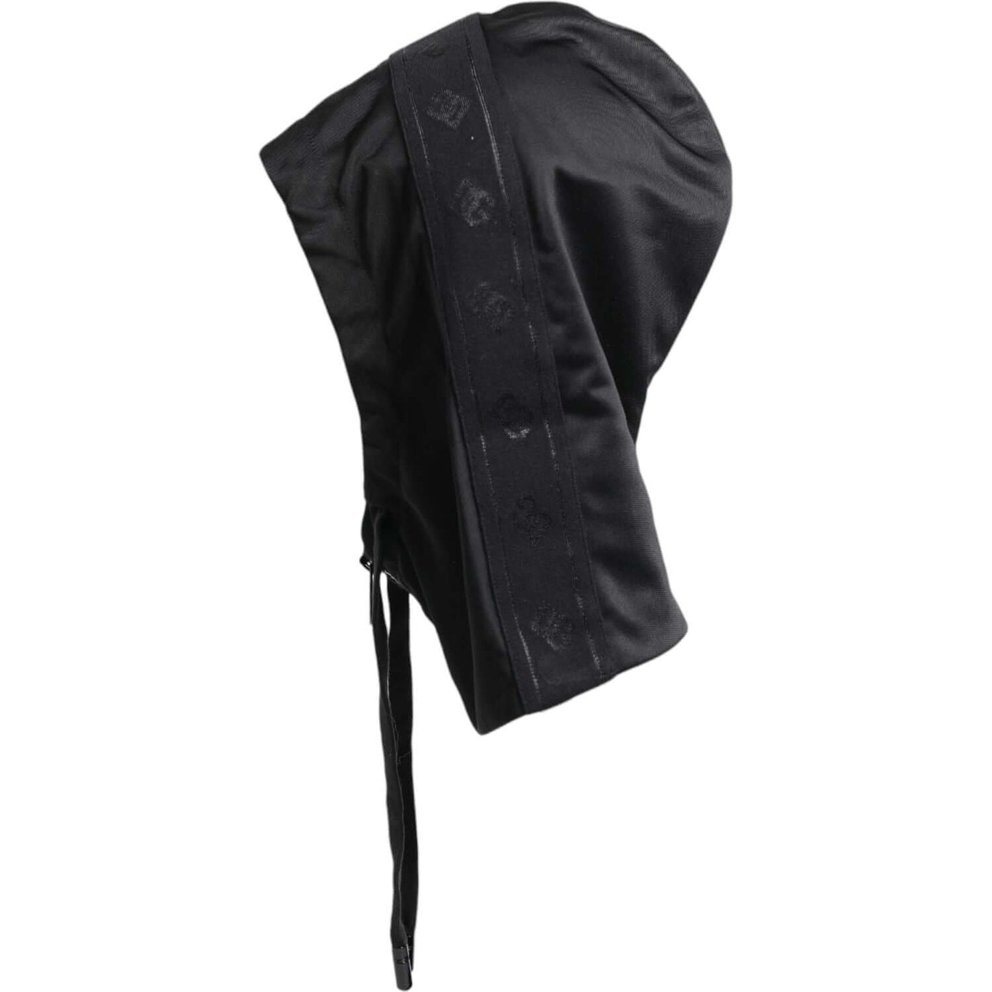Dolce & Gabbana Black Polyester Whole Head Wrap Hat Dolce & Gabbana Dark Slate Gray