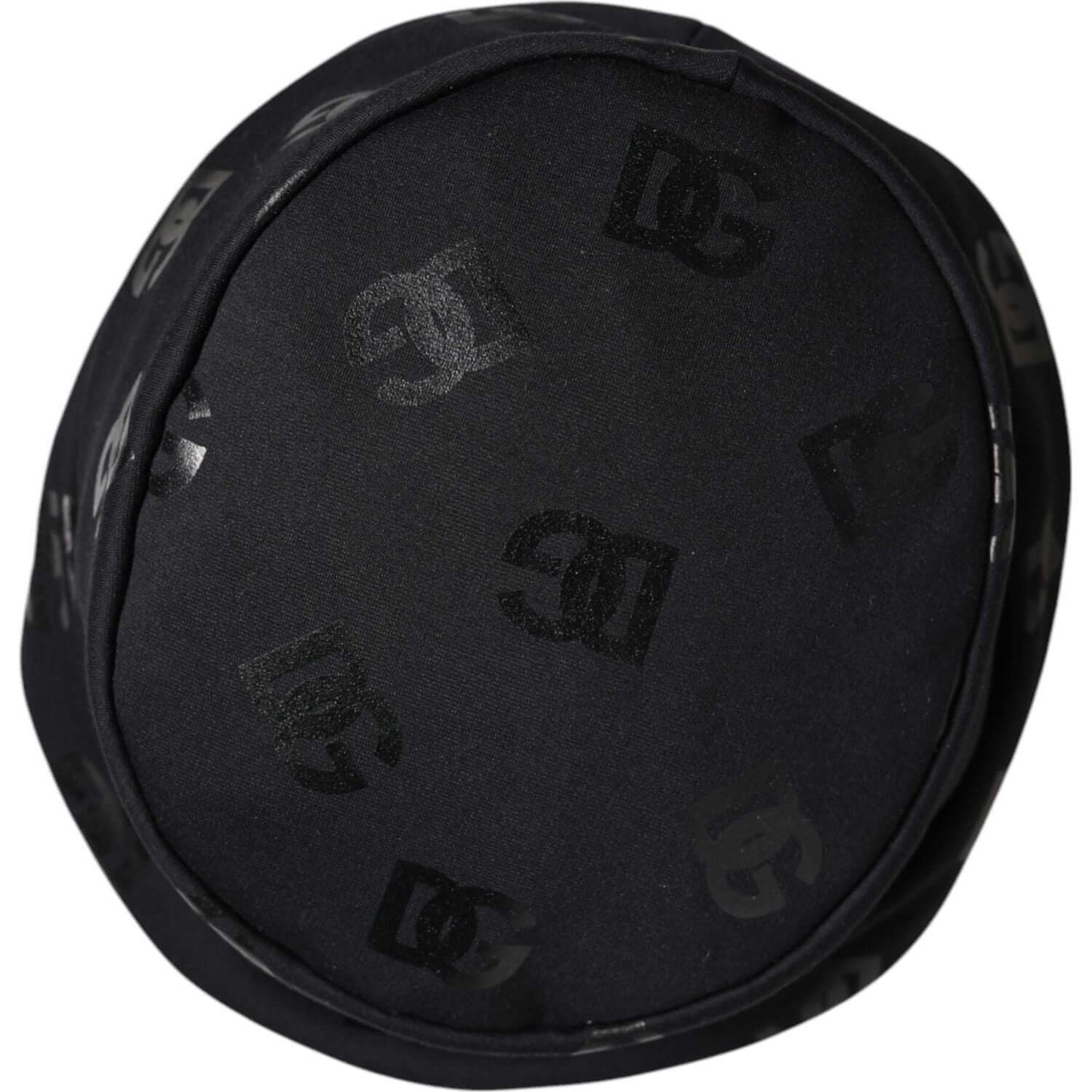 Dolce & Gabbana Black DG Monogram Polyester Jacquard Bucket Hat Dolce & Gabbana Black
