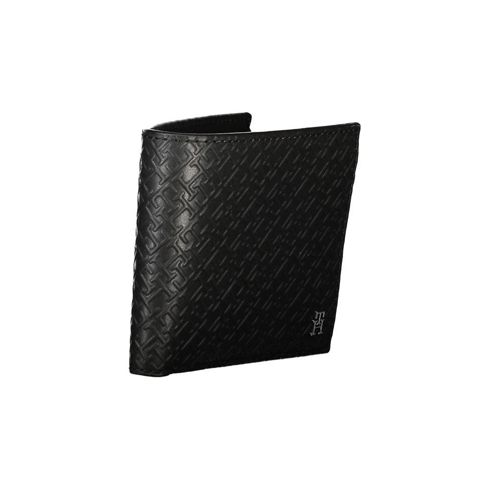 Tommy Hilfiger Classic Leather Wallet with Coin Purse & Card Slots Tommy Hilfiger Black