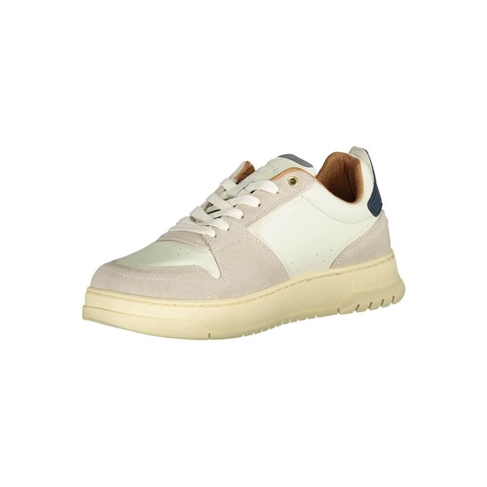 Blauer White Polyethylene Men Sneaker