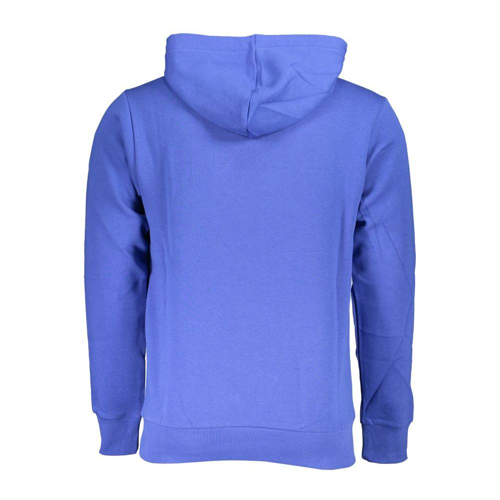 U.S. Grand Polo Chic Hooded Sweatshirt with Embroidery Detail U.S. Grand Polo Slate Blue