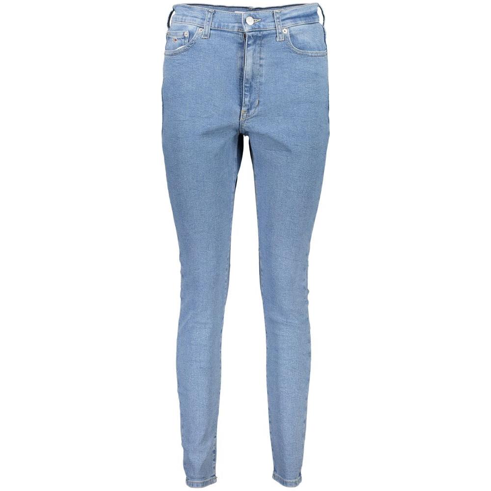 Tommy Hilfiger Light Blue Cotton Women Jeans Tommy Hilfiger Light Slate Gray